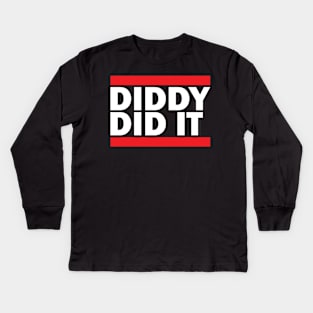 Diddy Did It Kids Long Sleeve T-Shirt